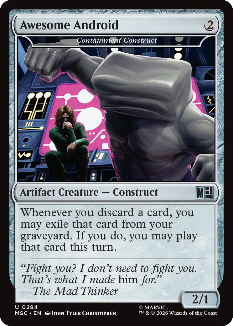 Awesome Android - Containment Construct (Surge Foil) [Marvel Super Heroes Commander] | Exor Games New Glasgow