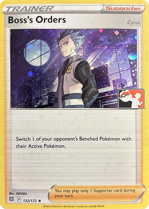 Boss's Orders [Cyrus] - 132/172 (Cosmos Holo) [Prize Pack Series Three] | Exor Games New Glasgow
