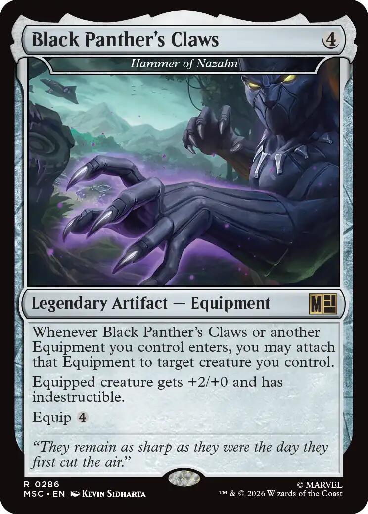 Black Panther's Claws - Hammer of Nazahn [Marvel Super Heroes Commander] | Exor Games New Glasgow