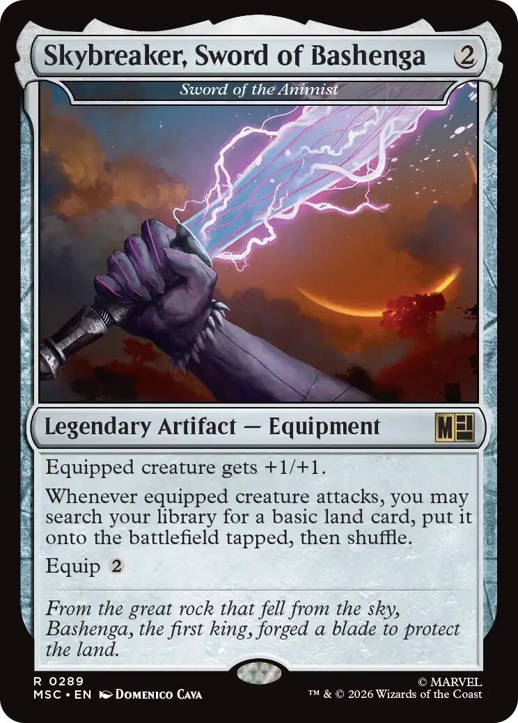 Skybreaker, Sword of Bashenga - Sword of the Animist [Marvel Super Heroes Commander] | Exor Games New Glasgow