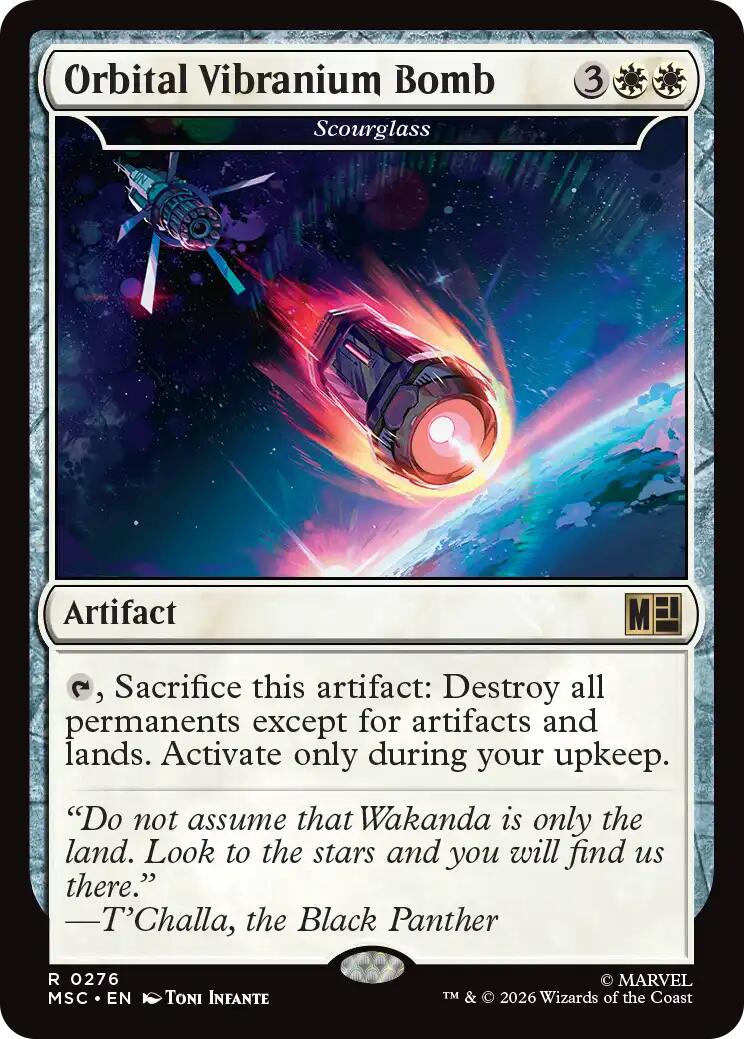 Orbital Vibranium Bomb - Scourglass (Surge Foil) [Marvel Super Heroes Commander] | Exor Games New Glasgow