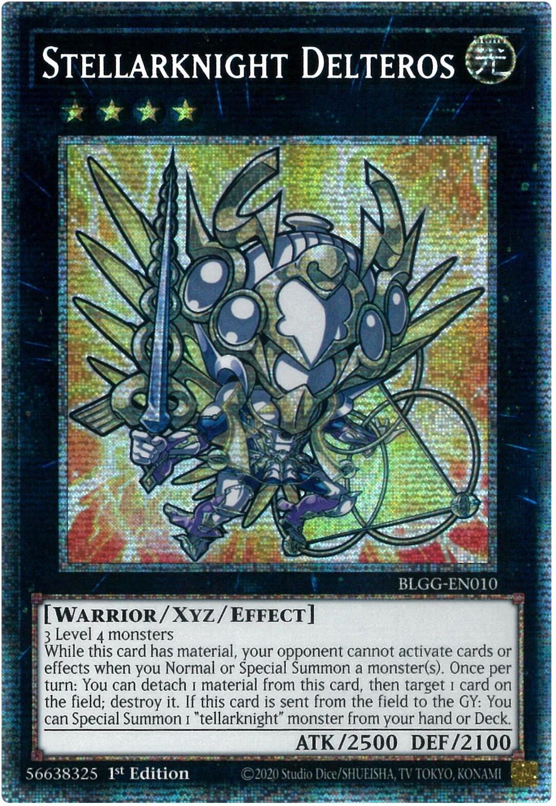 Stellarknight Delteros (Starlight Rare) [BLGG-EN010] Starlight Rare | Exor Games New Glasgow