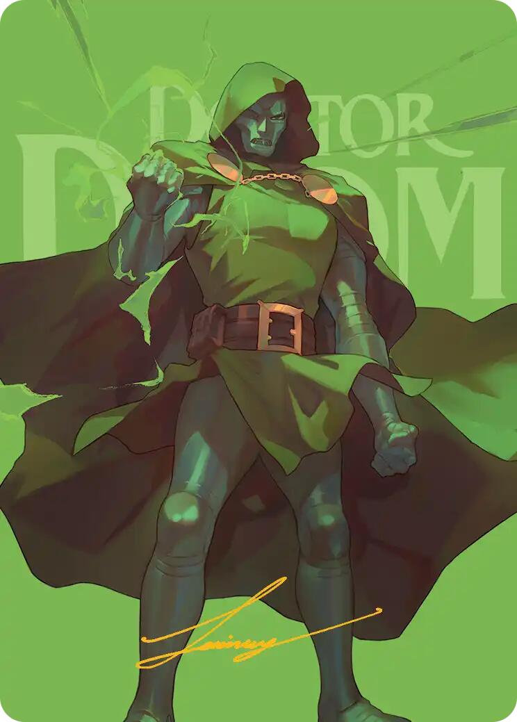 Doctor Doom Art Card (Gold-Stamped Signature) [Marvel Super Heroes Art Series] | Exor Games New Glasgow