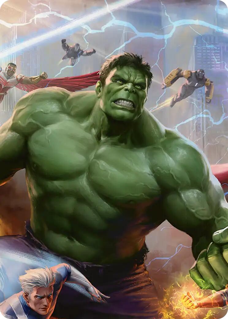 Hulk, Always Angry Art Card [Marvel Super Heroes Art Series] | Exor Games New Glasgow