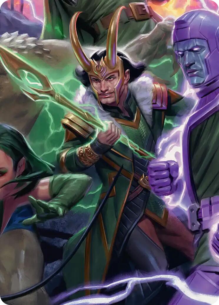 Loki, God of Lies Art Card [Marvel Super Heroes Art Series] | Exor Games New Glasgow