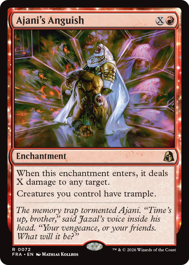 Ajani's Anguish [Reality Fracture] | Exor Games New Glasgow