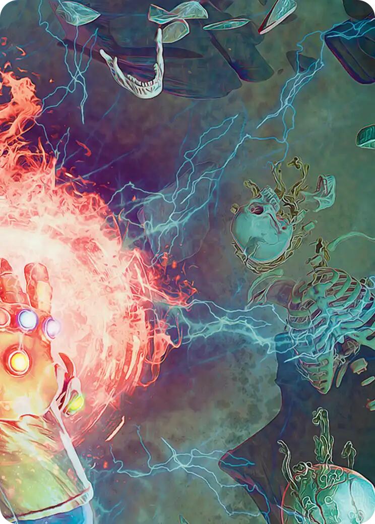 Thanos, the Mad Titan Art Card (3/9) [Marvel Super Heroes Art Series] | Exor Games New Glasgow