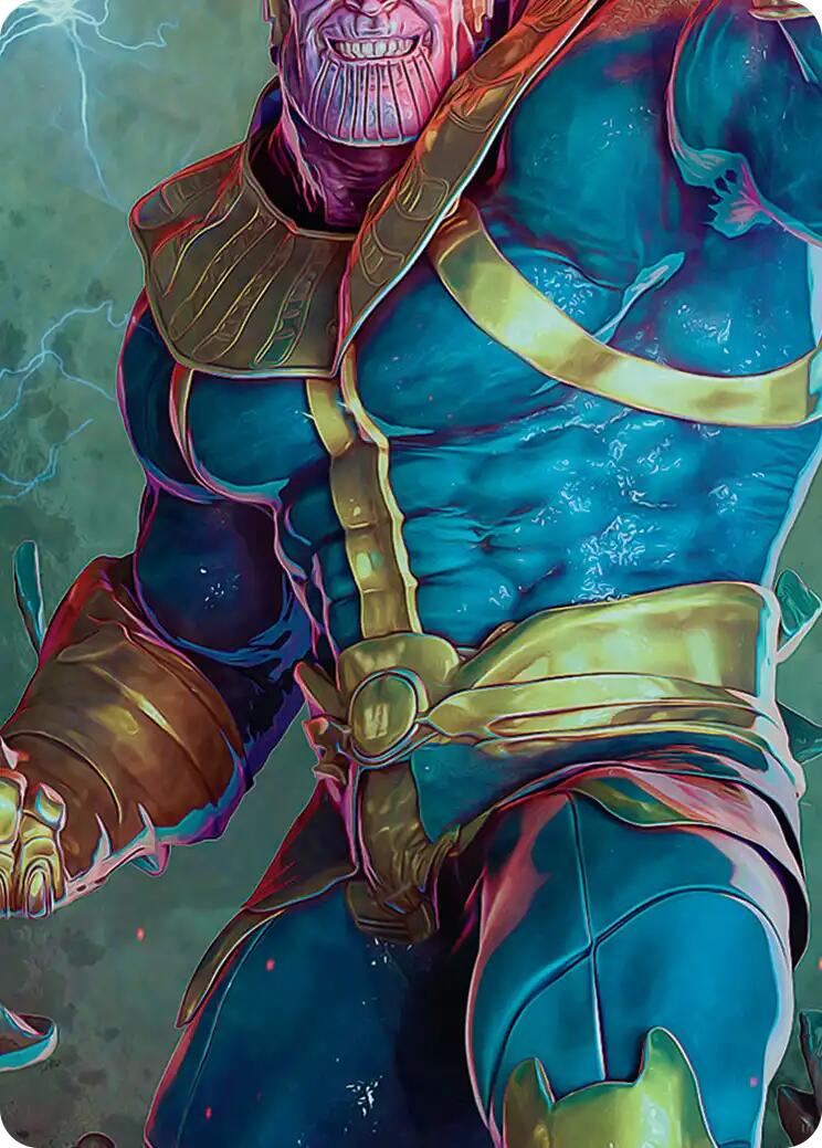 Thanos, the Mad Titan Art Card (5/9) [Marvel Super Heroes Art Series] | Exor Games New Glasgow