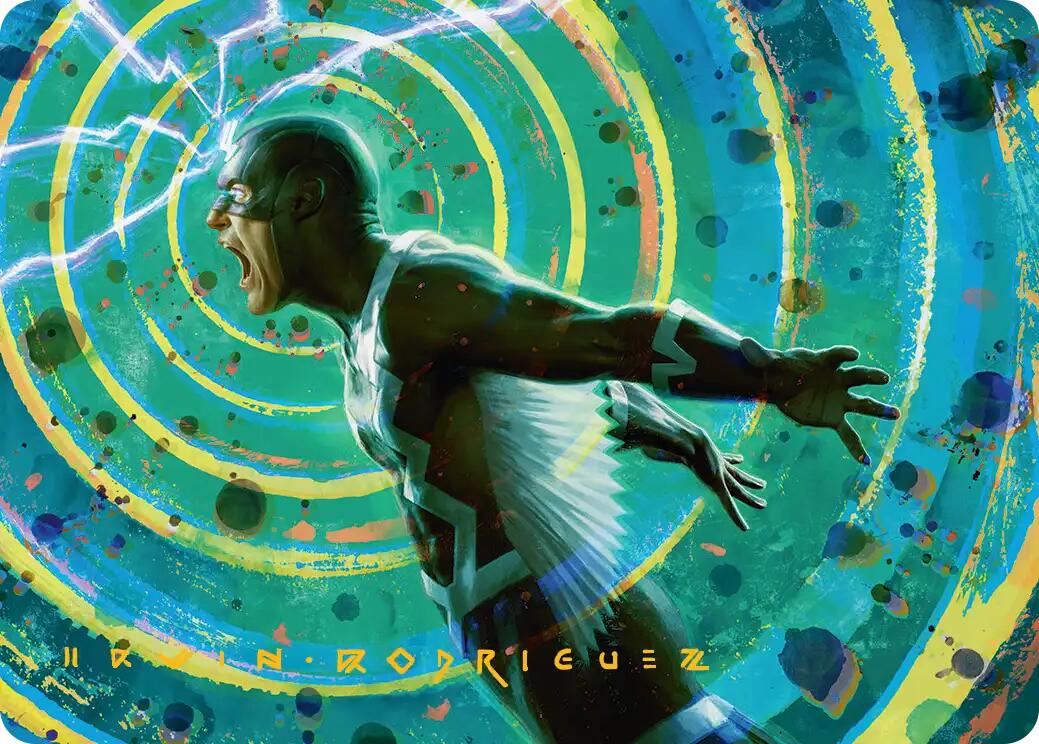 Black Bolt, Inhuman King Art Card (Gold-Stamped Signature) [Marvel Super Heroes Art Series] | Exor Games New Glasgow