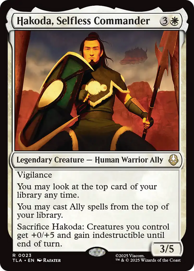 Hakoda, Selfless Commander [Avatar: The Last Airbender] | Exor Games New Glasgow