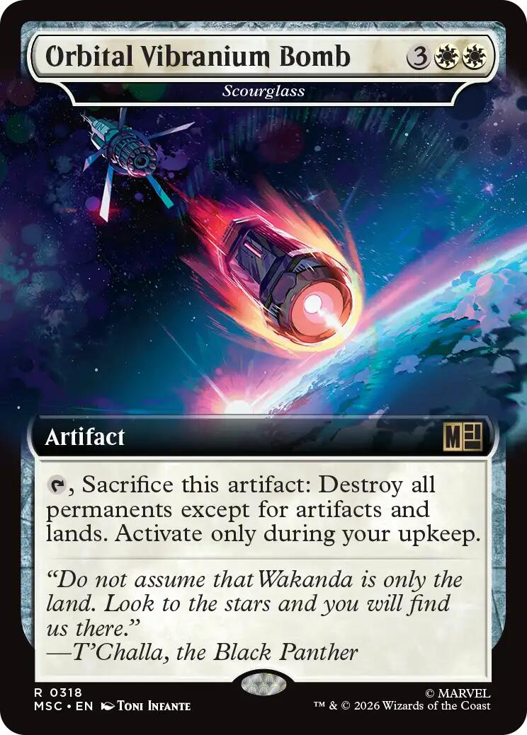 Orbital Vibranium Bomb - Scourglass (Extended Art) [Marvel Super Heroes Commander] | Exor Games New Glasgow