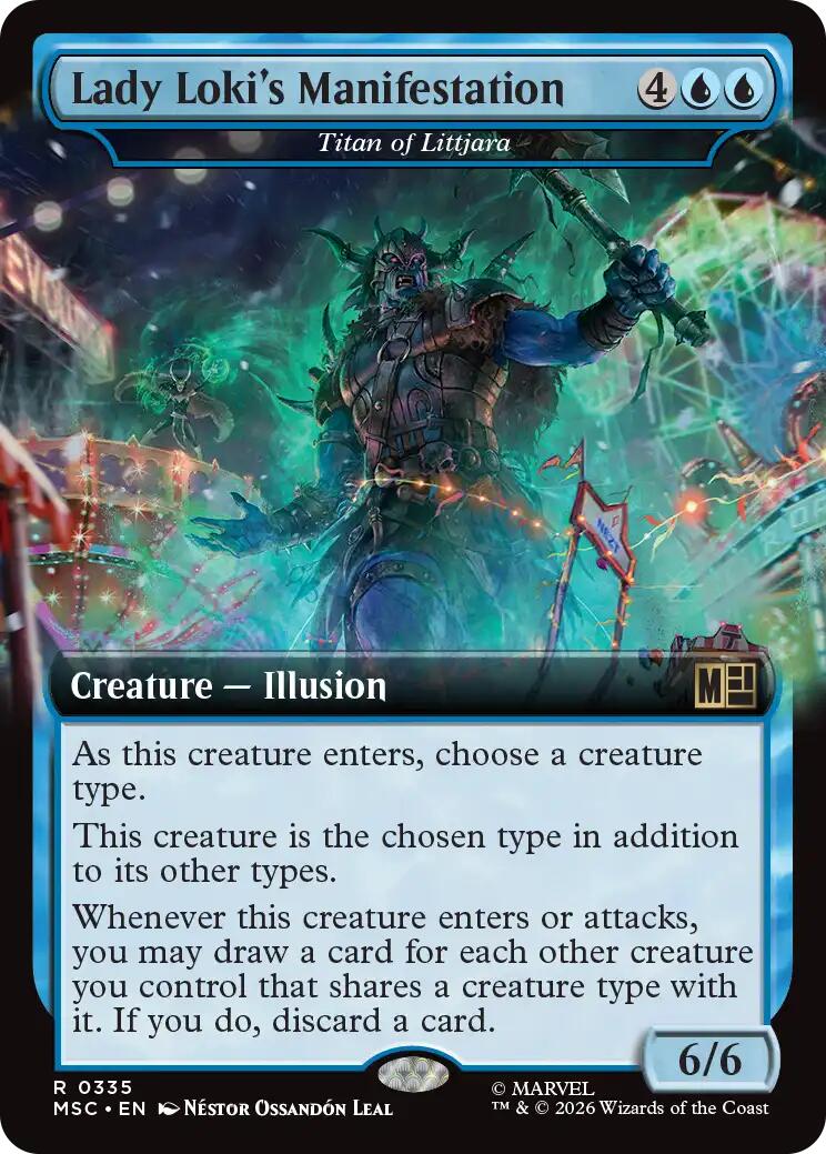 Lady Loki's Manifestation - Titan of Littjara (Extended Art) [Marvel Super Heroes Commander] | Exor Games New Glasgow