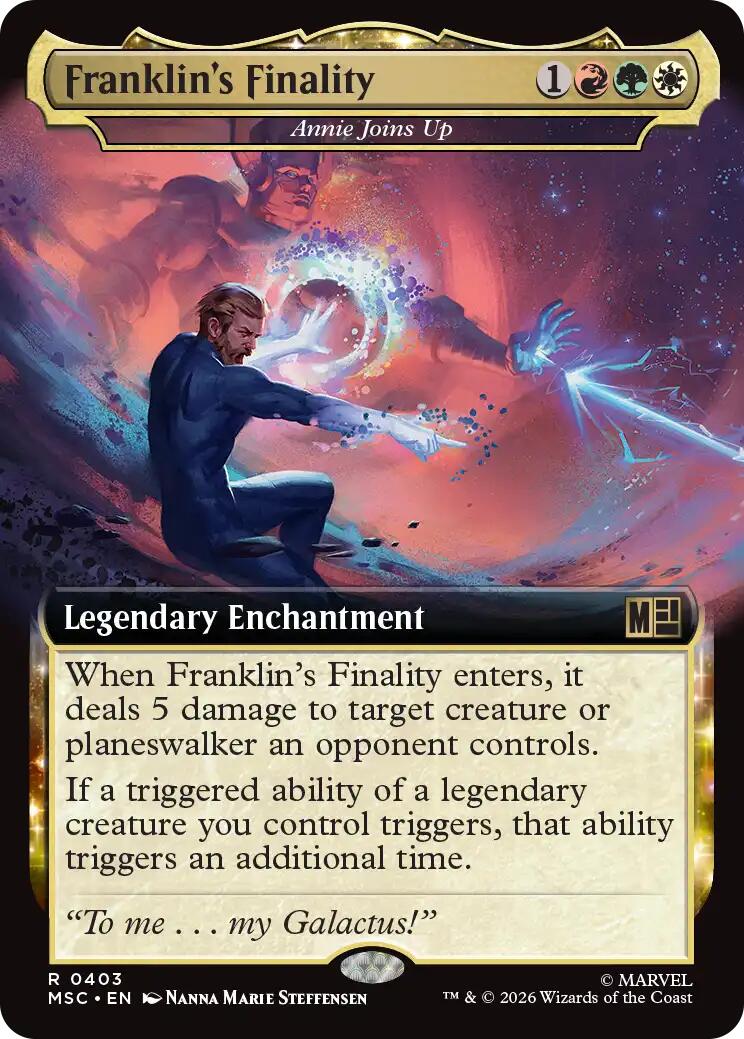 Franklin's Finality - Annie Joins Up (Extended Art) [Marvel Super Heroes Commander] | Exor Games New Glasgow