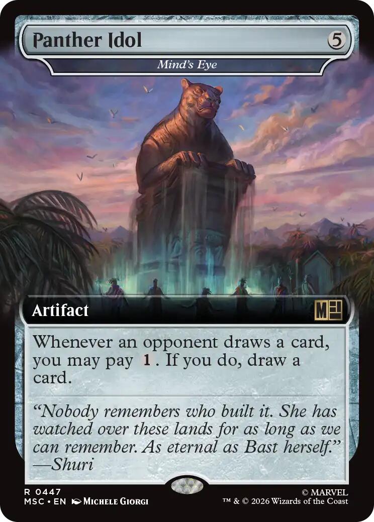 Panther Idol - Mind's Eye (Extended Art) [Marvel Super Heroes Commander] | Exor Games New Glasgow