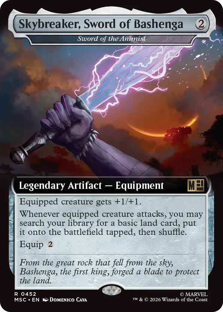 Skybreaker, Sword of Bashenga - Sword of the Animist (Extended Art) [Marvel Super Heroes Commander] | Exor Games New Glasgow