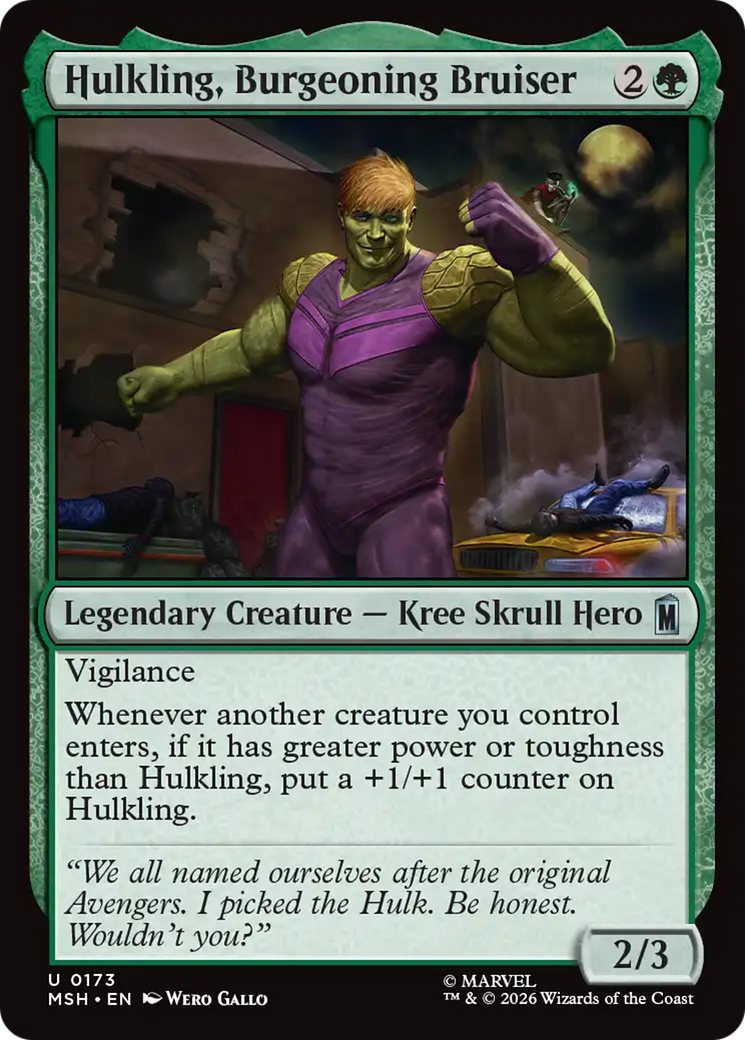 Hulkling, Burgeoning Bruiser [Marvel Super Heroes] | Exor Games New Glasgow