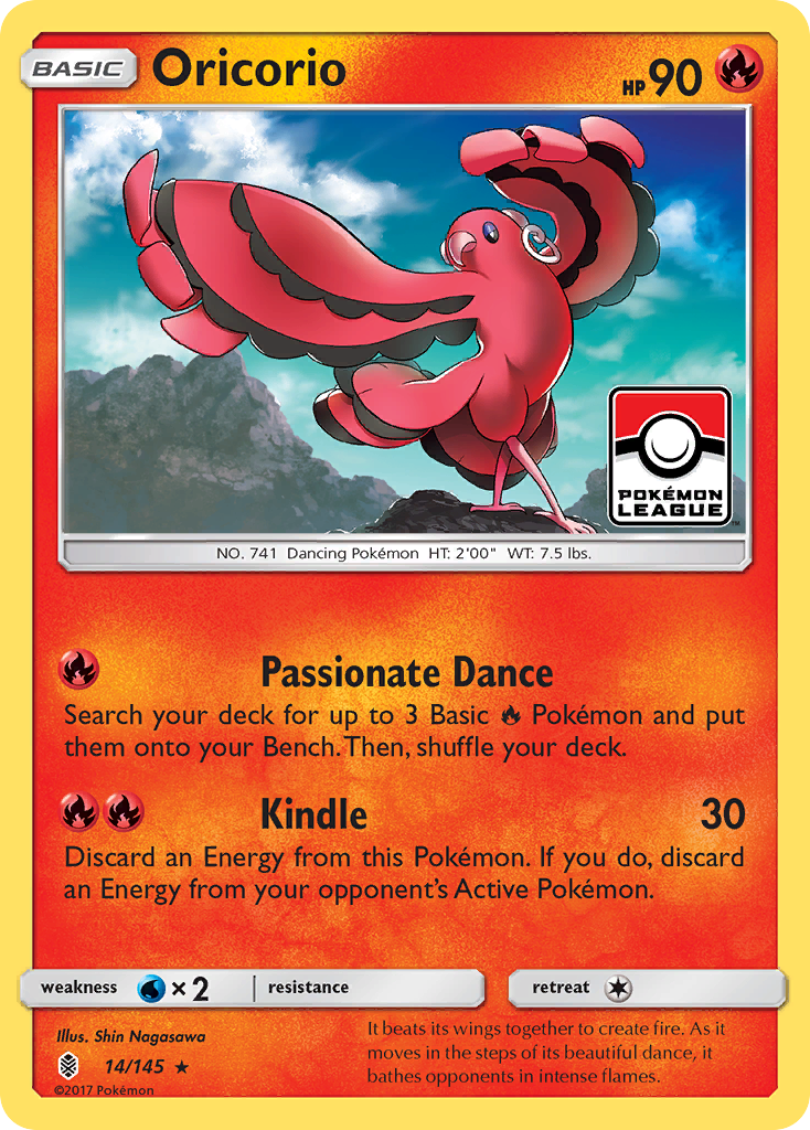 Oricorio (14/145) [Sun & Moon: Guardians Rising] | Exor Games New Glasgow