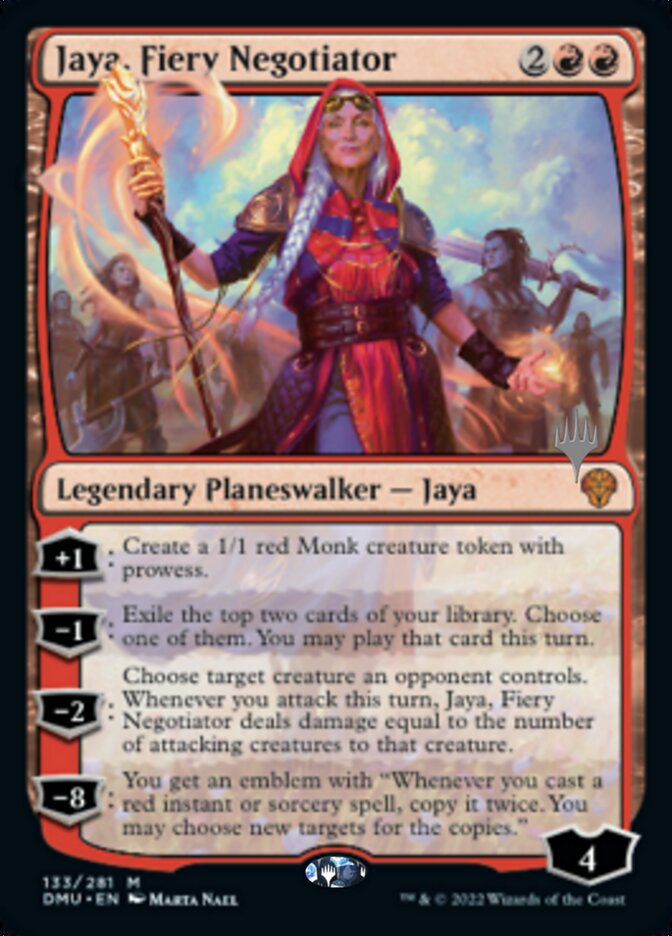 Jaya, Fiery Negotiator (Promo Pack) [Dominaria United Promos] | Exor Games New Glasgow