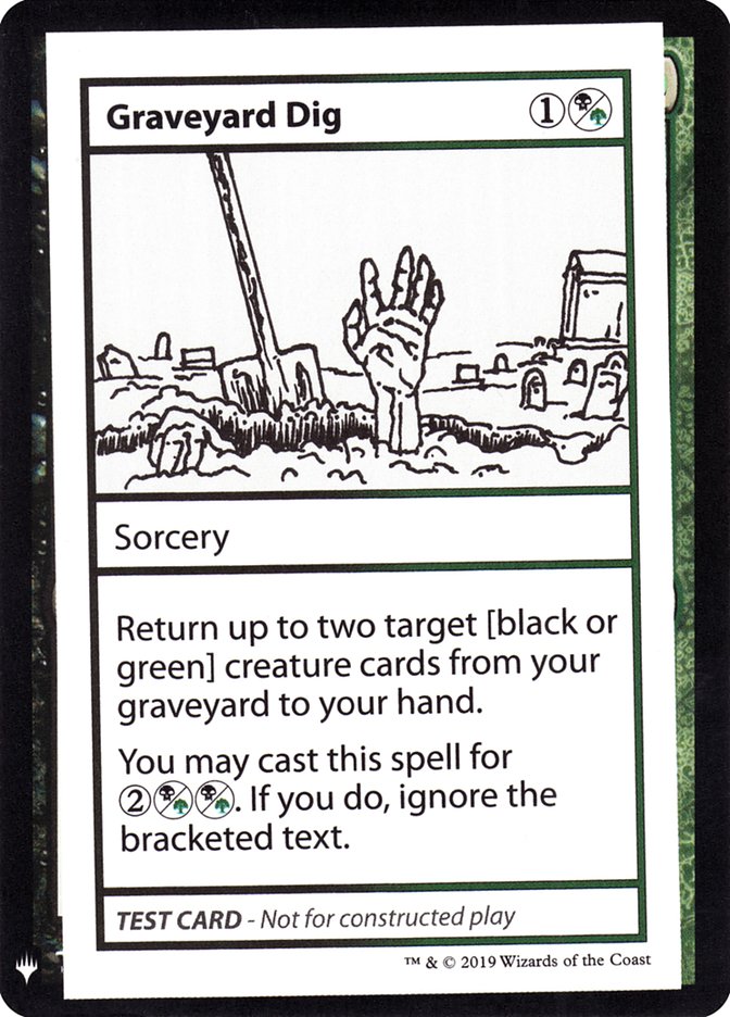 Graveyard Dig [Mystery Booster Playtest Cards] | Exor Games New Glasgow