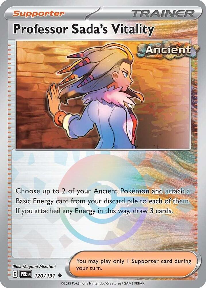 Professor Sada's Vitality (120/131) (Poke Ball Pattern) [Scarlet & Violet: Prismatic Evolutions] | Exor Games New Glasgow
