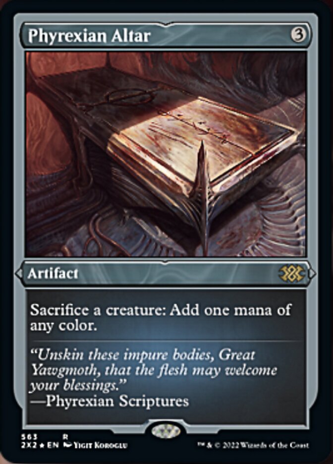 Phyrexian Altar (Foil Etched) [Double Masters 2022] | Exor Games New Glasgow