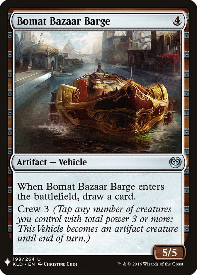 Bomat Bazaar Barge [Mystery Booster] | Exor Games New Glasgow