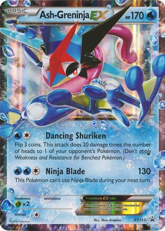 Ash-Greninja EX (XY133) (Jumbo Card) [XY: Black Star Promos] | Exor Games New Glasgow