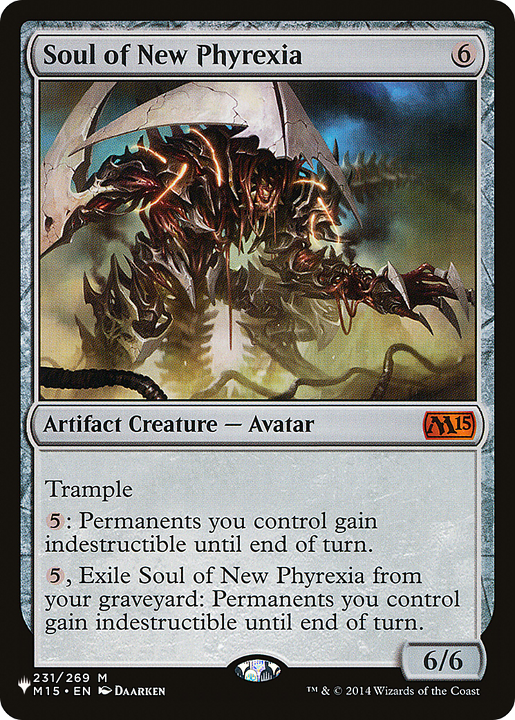 Soul of New Phyrexia [The List] | Exor Games New Glasgow