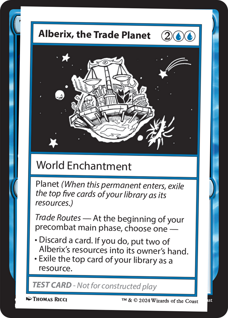 Alberix, the Trade Planet [Mystery Booster 2 Playtest Cards] | Exor Games New Glasgow