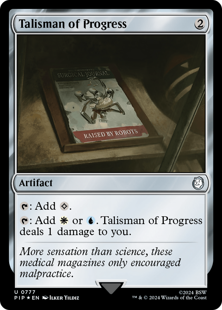 Talisman of Progress (Surge Foil) [Fallout] | Exor Games New Glasgow