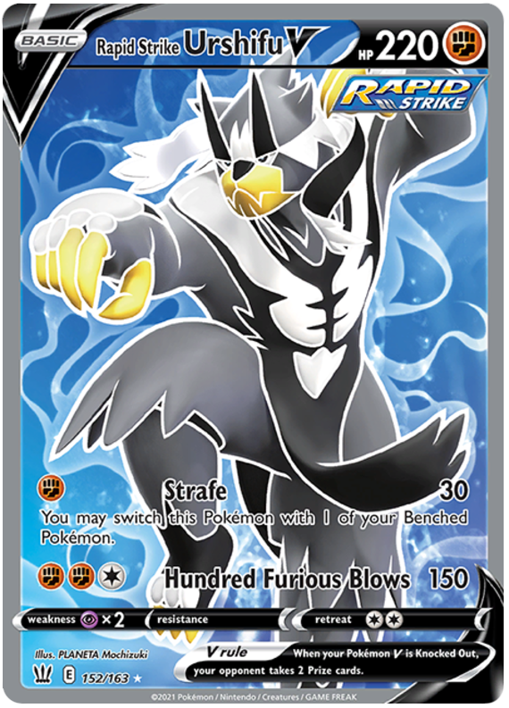 Rapid Strike Urshifu V (152/163) [Sword & Shield: Battle Styles] | Exor Games New Glasgow