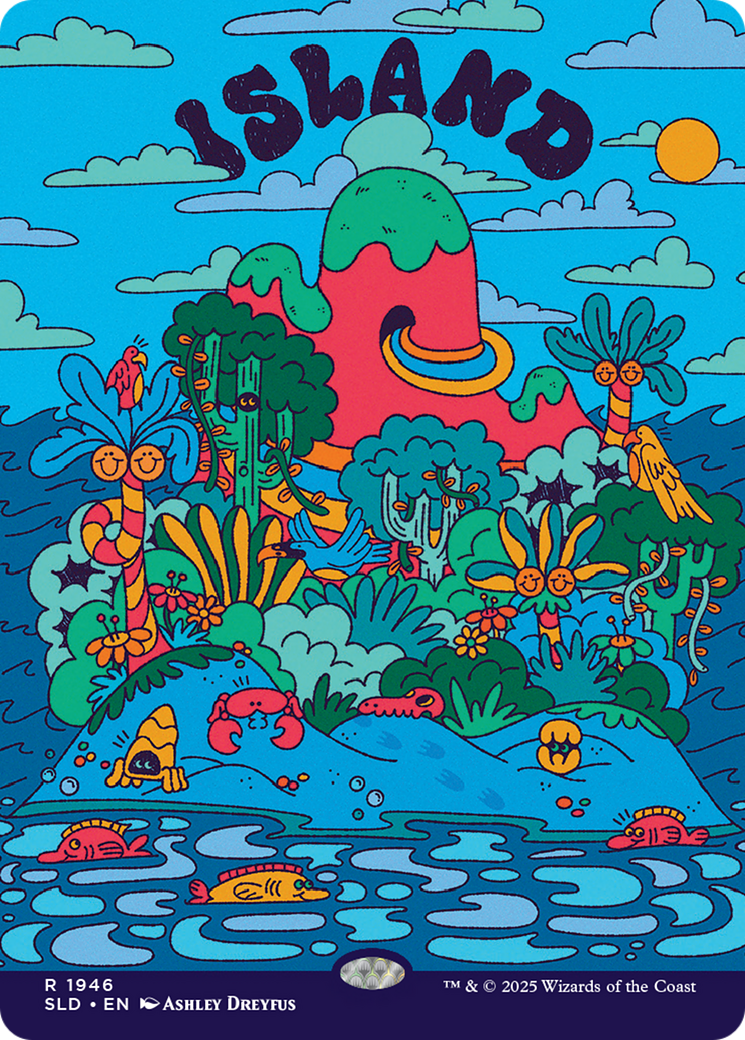 Island (1946) (Rainbow Foil) [Secret Lair Drop Series] | Exor Games New Glasgow