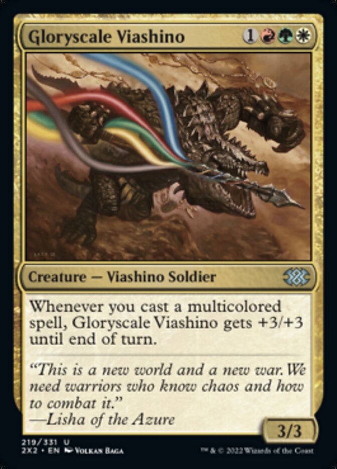 Gloryscale Viashino [Double Masters 2022] | Exor Games New Glasgow