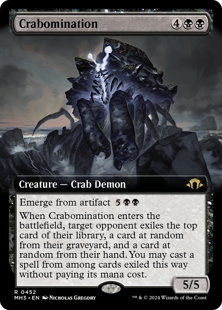 Crabomination (Extended Art) [Modern Horizons 3] | Exor Games New Glasgow