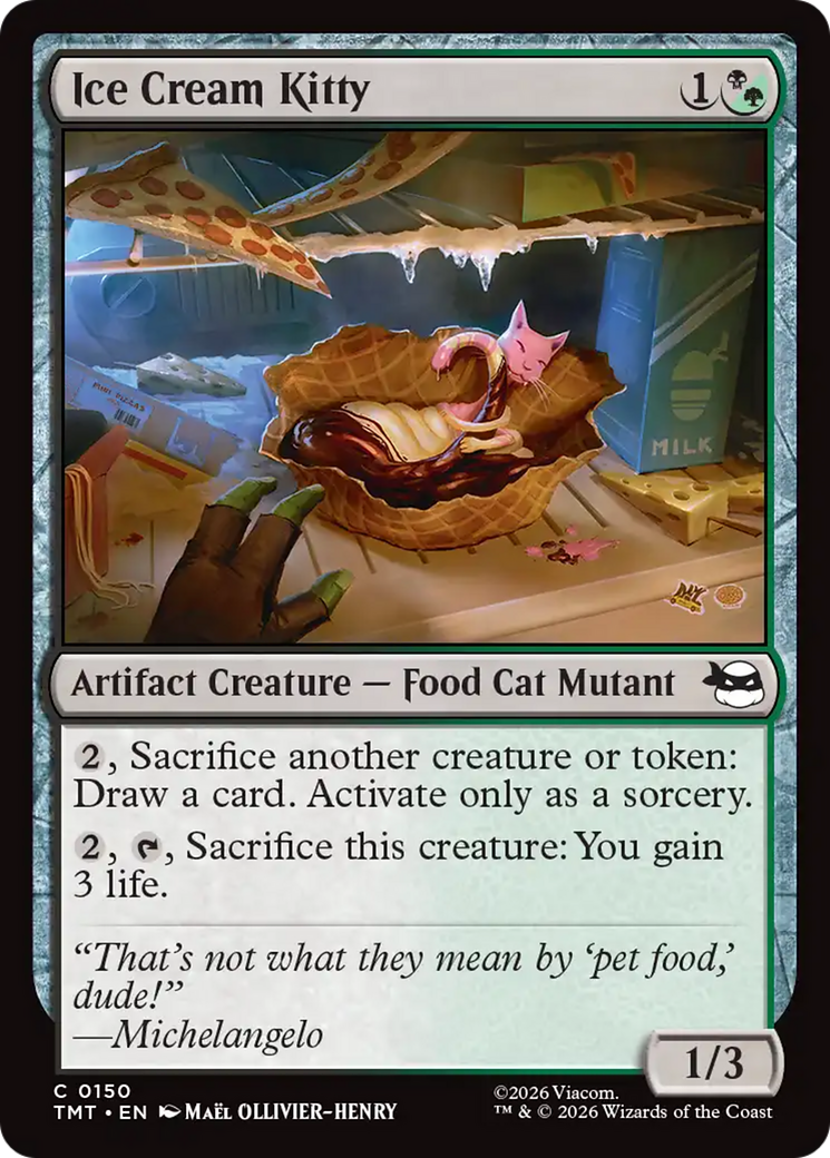 Ice Cream Kitty [Teenage Mutant Ninja Turtles] | Exor Games New Glasgow