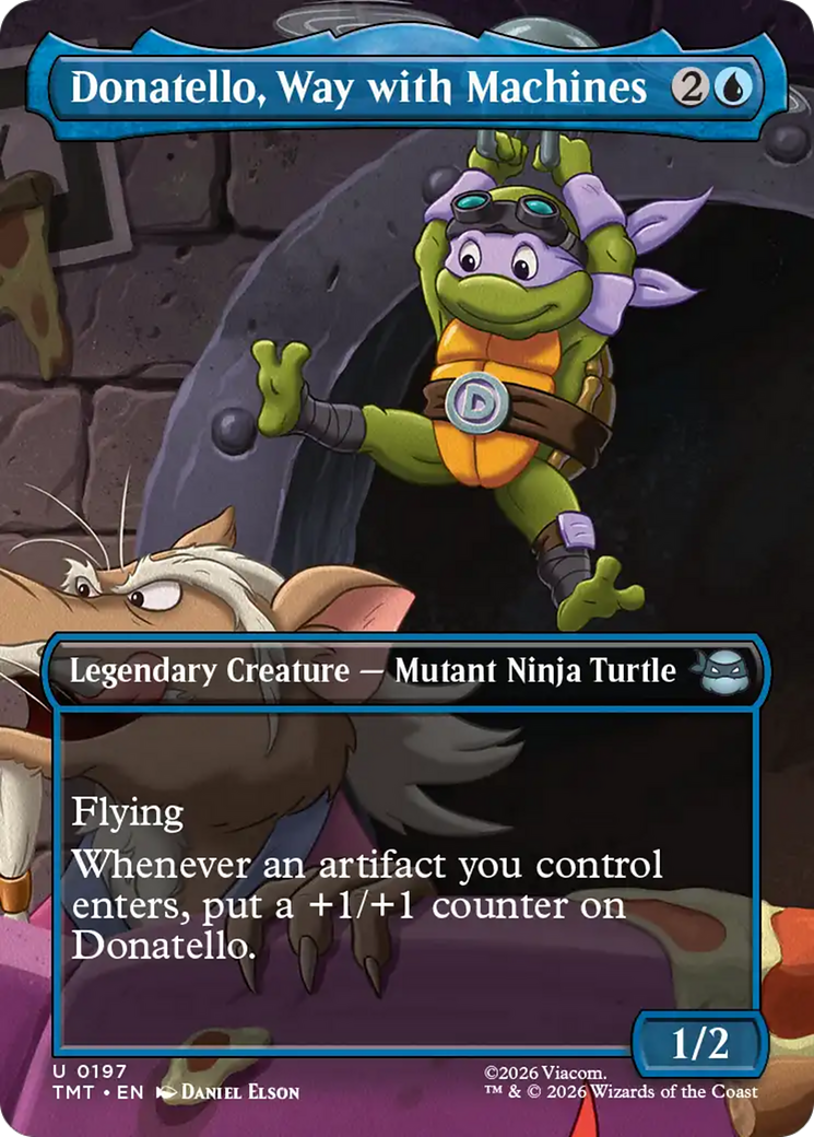 Donatello, Way with Machines (Borderless) [Teenage Mutant Ninja Turtles] | Exor Games New Glasgow