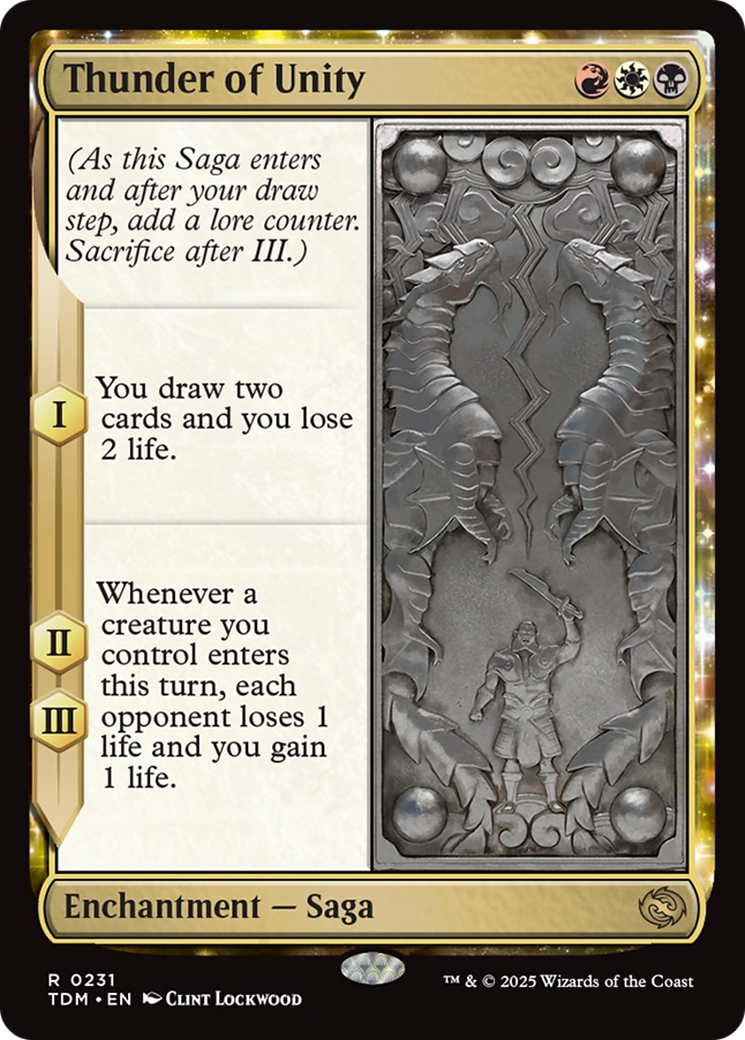 Thunder of Unity [Tarkir: Dragonstorm] | Exor Games New Glasgow