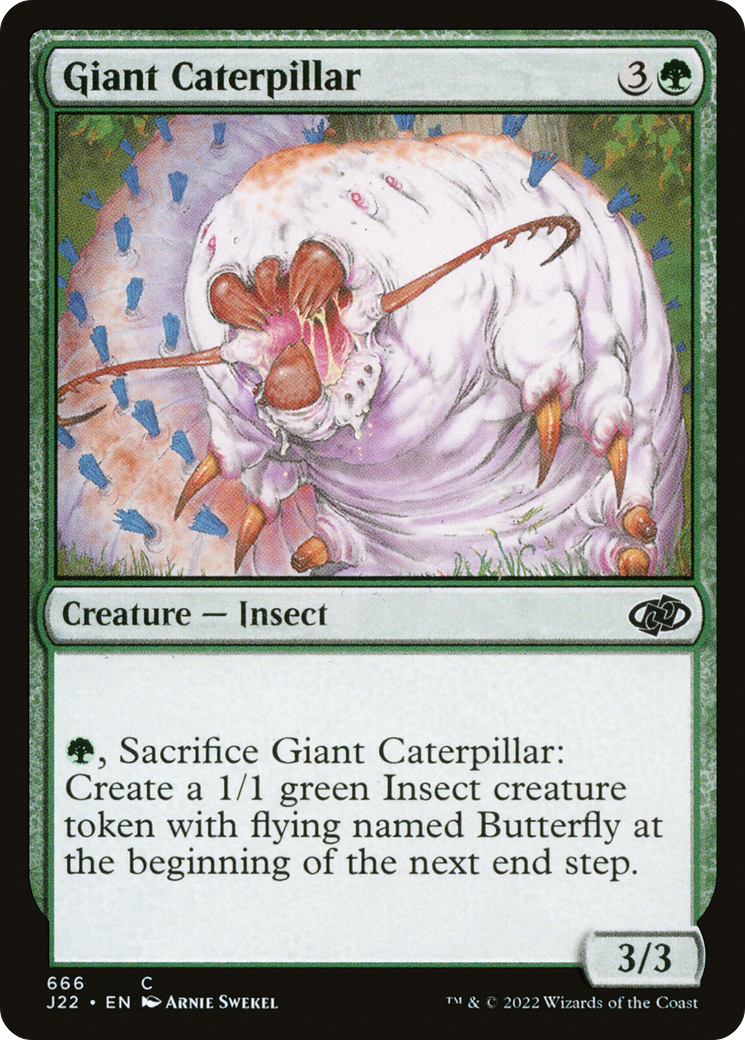 Giant Caterpillar [Jumpstart 2022] | Exor Games New Glasgow