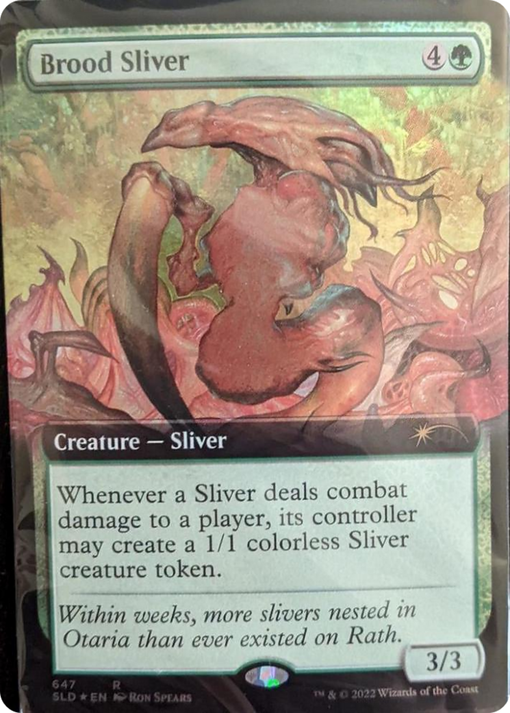 Brood Sliver (Extended Art) [Secret Lair Drop Promos] | Exor Games New Glasgow