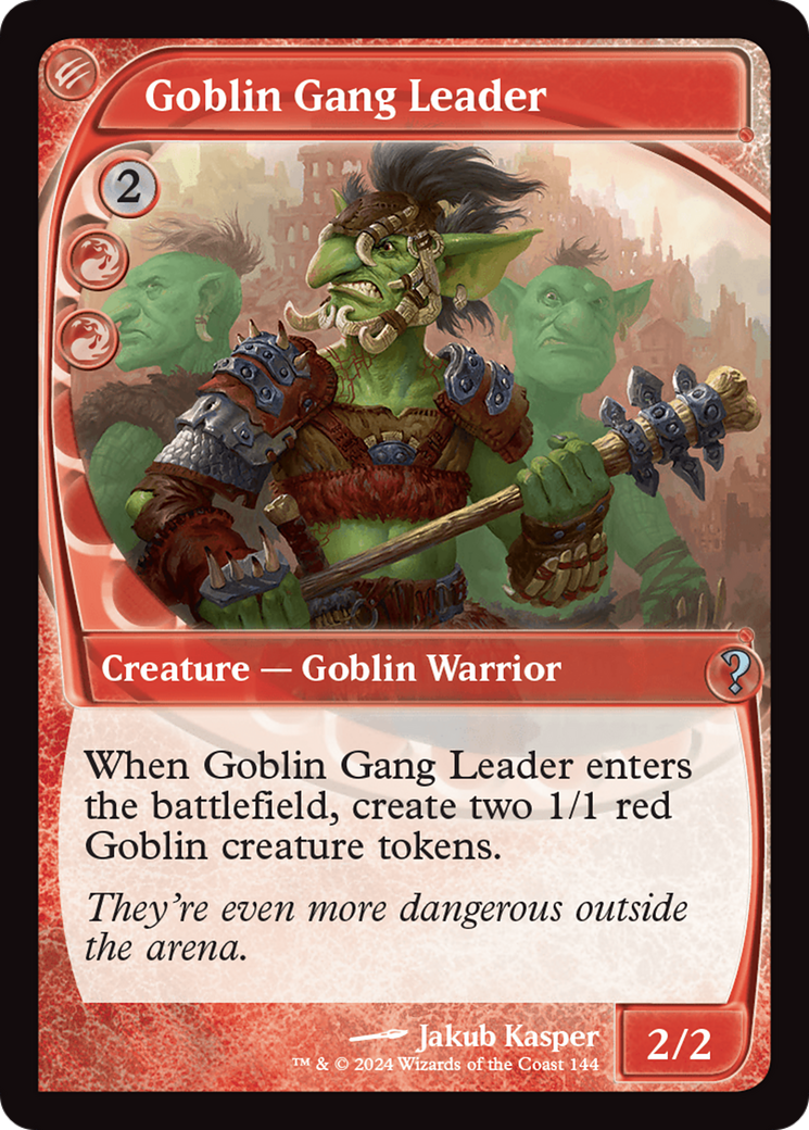 Goblin Gang Leader (Future Sight) [Mystery Booster 2] | Exor Games New Glasgow