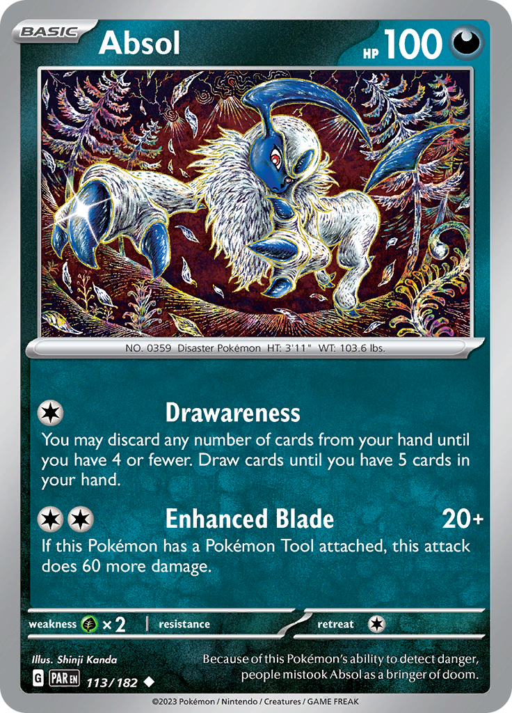 Absol (113/182) [Scarlet & Violet: Paradox Rift] | Exor Games New Glasgow