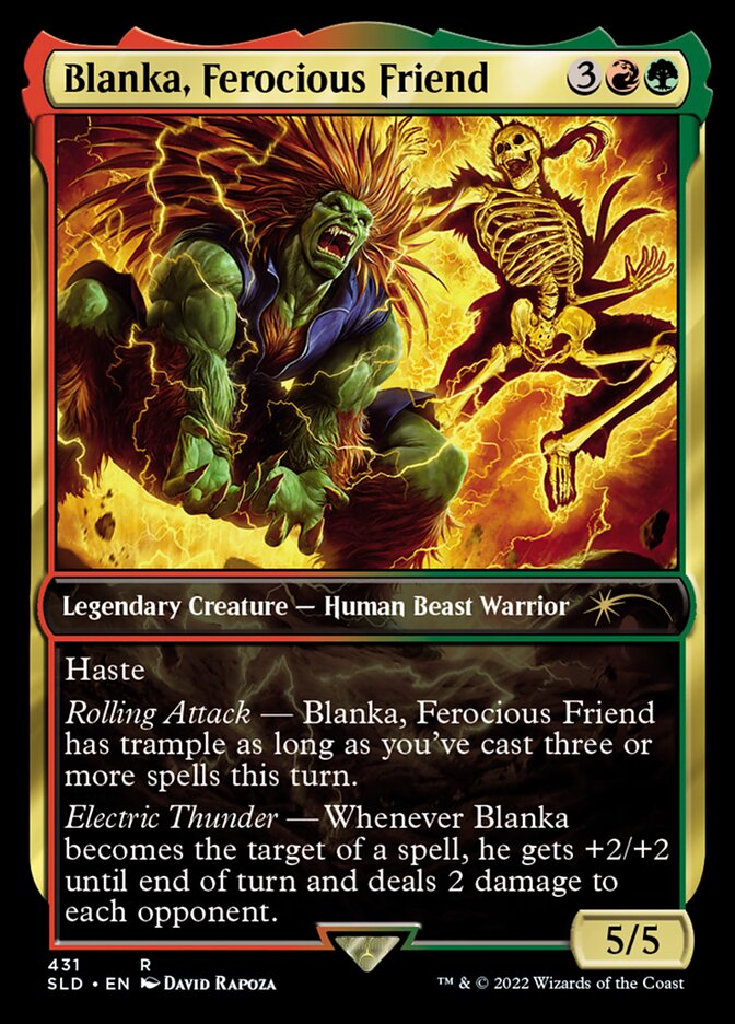 Blanka, Ferocious Friend [Secret Lair Drop Series] | Exor Games New Glasgow