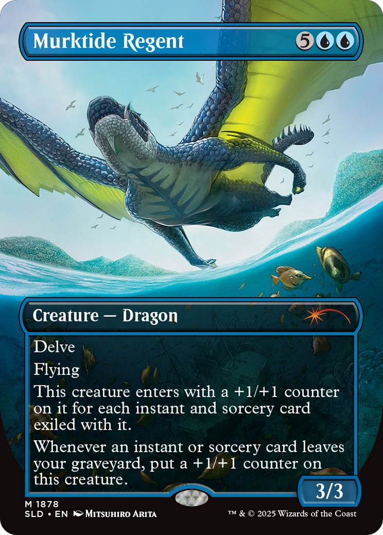 Murktide Regent (Rainbow Foil) [Secret Lair Drop Series] | Exor Games New Glasgow