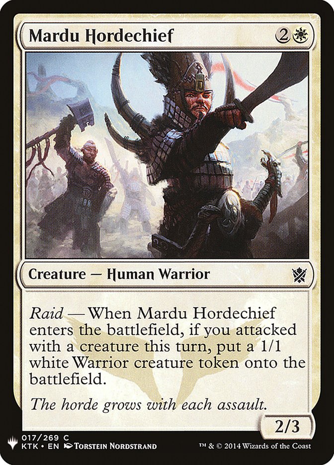 Mardu Hordechief [Mystery Booster] | Exor Games New Glasgow