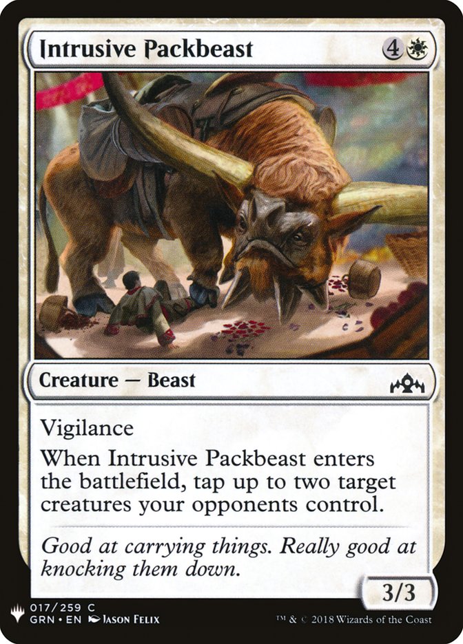 Intrusive Packbeast [Mystery Booster] | Exor Games New Glasgow