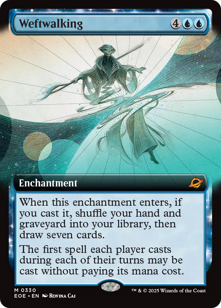 Weftwalking (Extended Art) [Edge of Eternities] | Exor Games New Glasgow