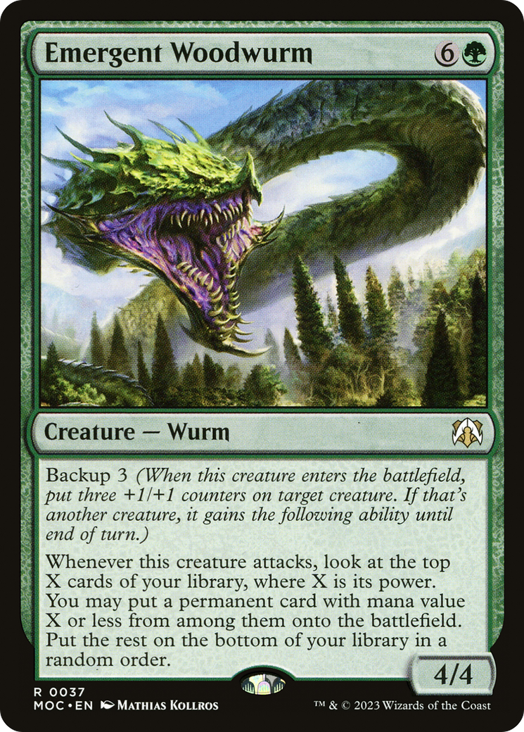 Emergent Woodwurm [March of the Machine Commander] | Exor Games New Glasgow