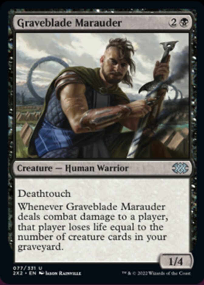 Graveblade Marauder [Double Masters 2022] | Exor Games New Glasgow