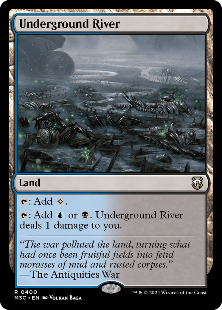 Underground River (Ripple Foil) [Modern Horizons 3 Commander] | Exor Games New Glasgow