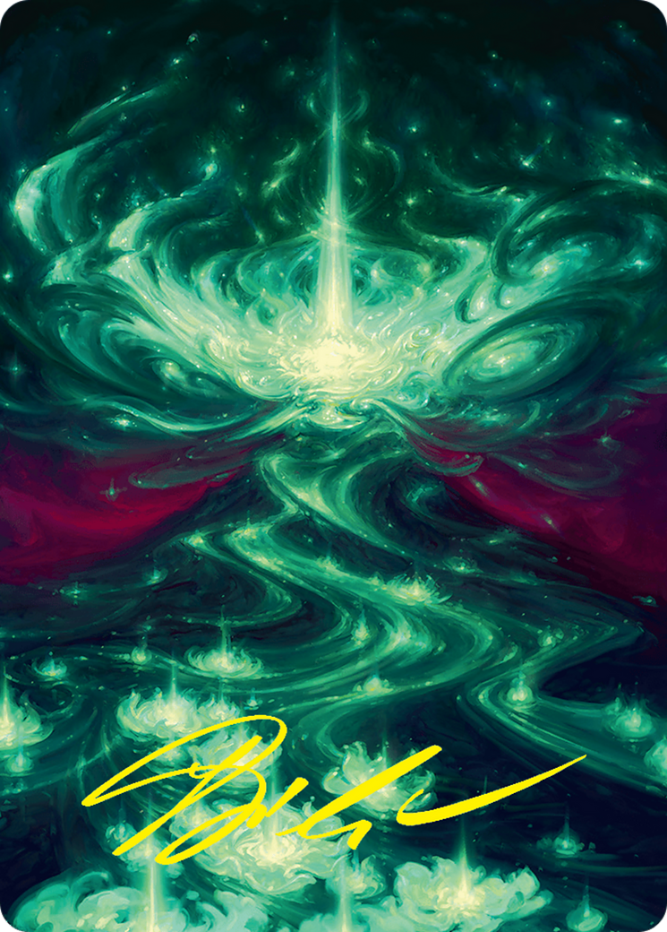 Genesis Wave Art Card (54/54) (Gold-Stamped Signature) [Foundations Art Series] | Exor Games New Glasgow